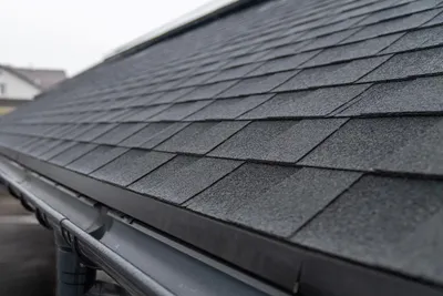 New asphalt shingle roof with dormer