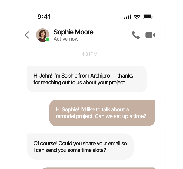 Schedule your FREE In-Home Consultation.